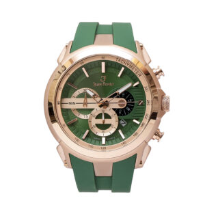Jean Fendi Chronograph Green & Gold Watch - Image 2