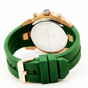 Jean Fendi Chronograph Green & Gold Watch - Image 4