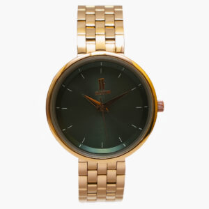 Jean Fendi Green Dial Gold Watch