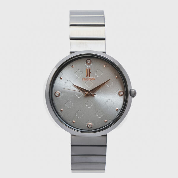 Jean Fendi Silver Dial with Rose Gold Accents Watch