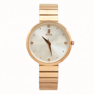 Jean Fendi Silver Dial with Rose Gold Accents Watch