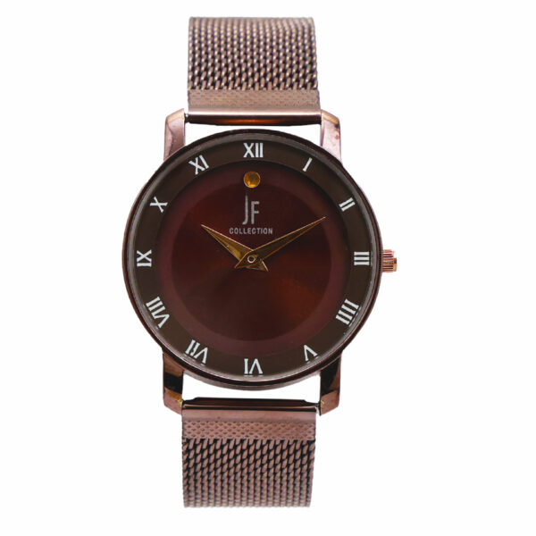 Jean Fendi Roman Numeral Burgundy Dial Watch