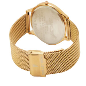 Jean Fendi White Dial Gold Mesh Watch - Image 4