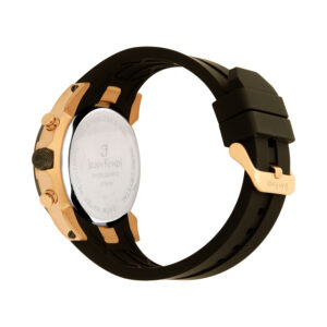 Jean Fendi Blue & Rose Gold Tachymeter Watch - Image 4