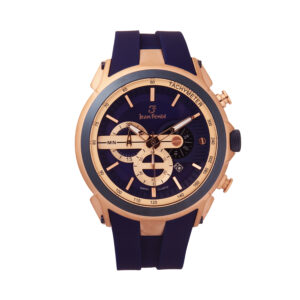 Jean Fendi Black & Rose Gold Tachymeter Watch - Image 2