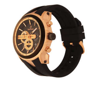 Jean Fendi Blue & Rose Gold Tachymeter Watch - Image 2