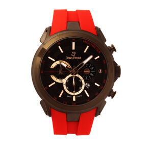 Jean Fendi Black & Red Tachymeter Watch
