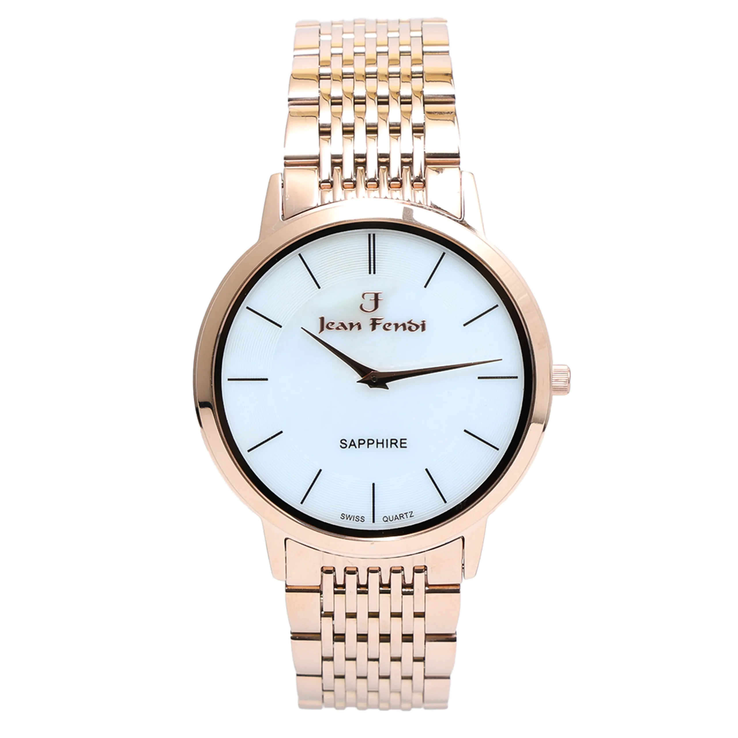 Sapphire White Dial Rose-Gold Men’s Watch
