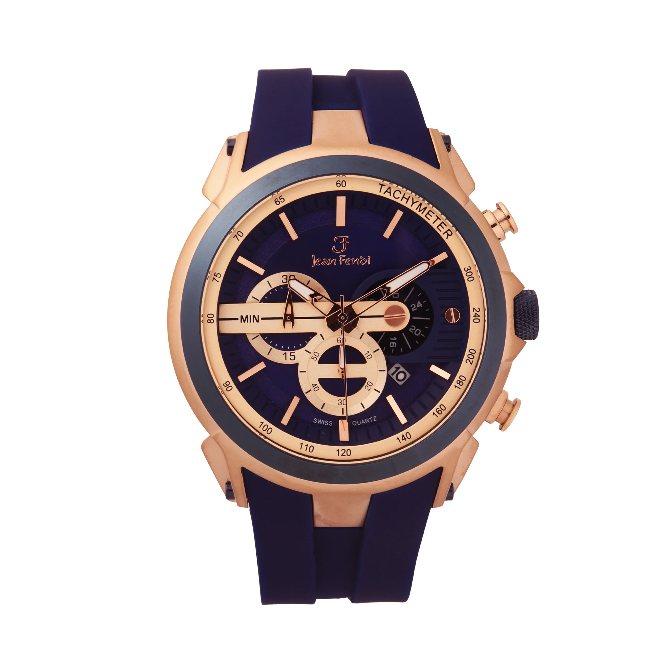 ChronoSport Blue & Gold Men’s Chronograph Watch