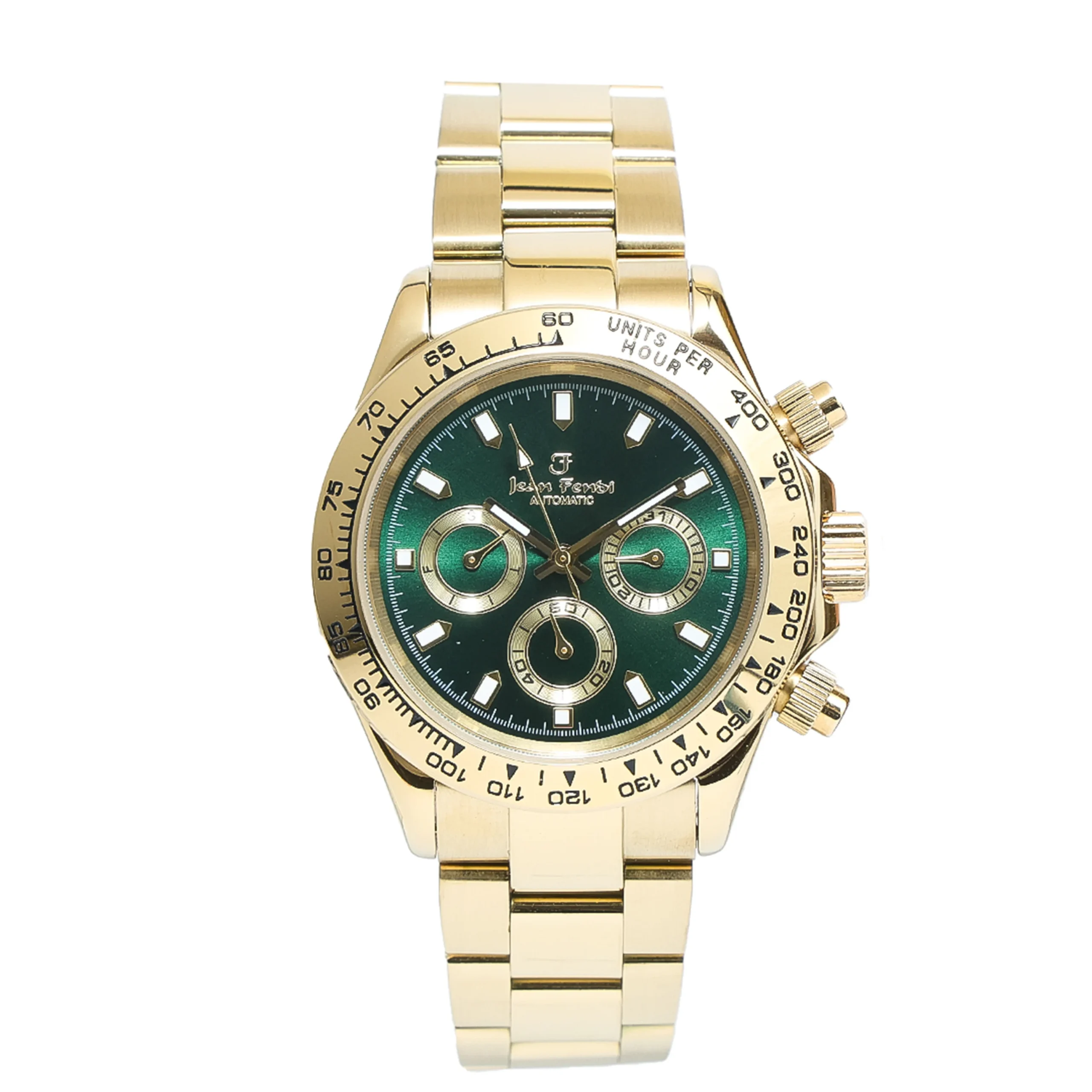 White Dial Gold Chronograph Men’s Watch